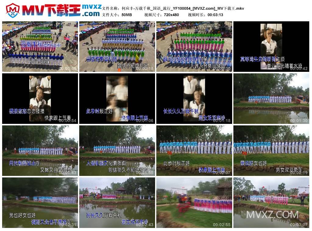 何应丰-万载千秋_国语_流行_YF100054